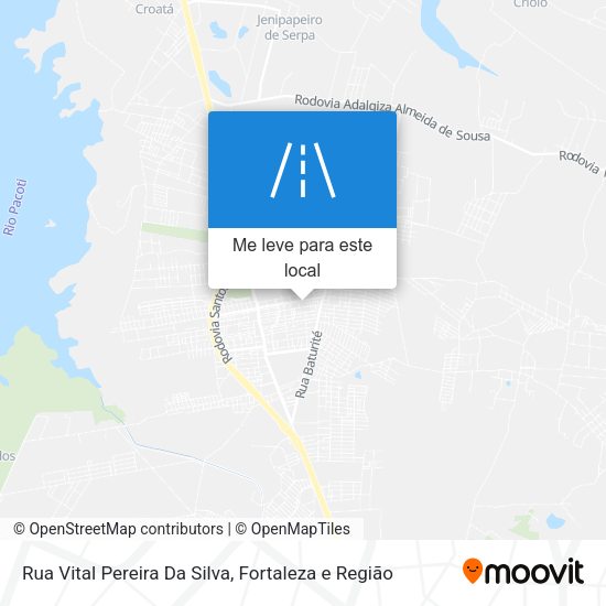 Rua Vital Pereira Da Silva mapa