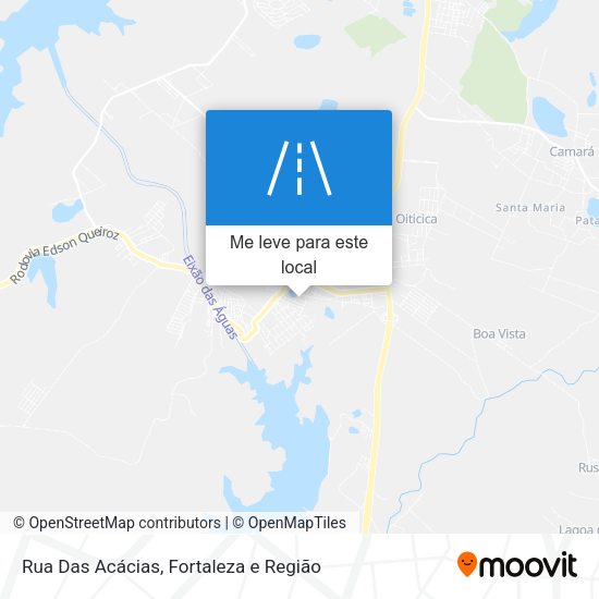 Rua Das Acácias mapa