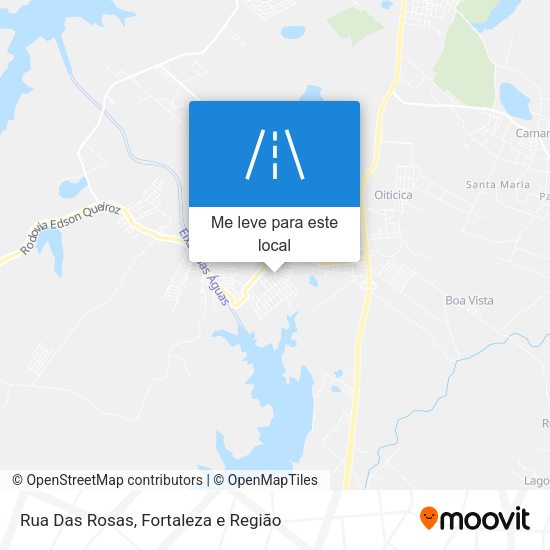 Rua Das Rosas mapa