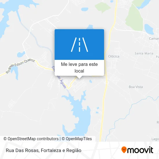 Rua Das Rosas mapa