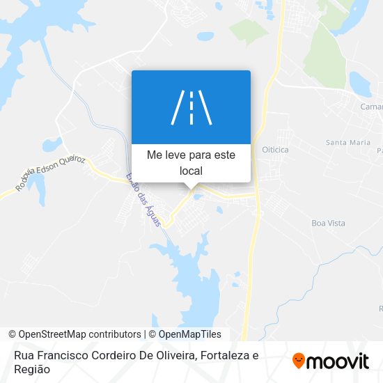 Rua Francisco Cordeiro De Oliveira mapa