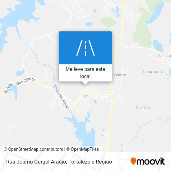 Rua Josmo Gurgel Araújo mapa