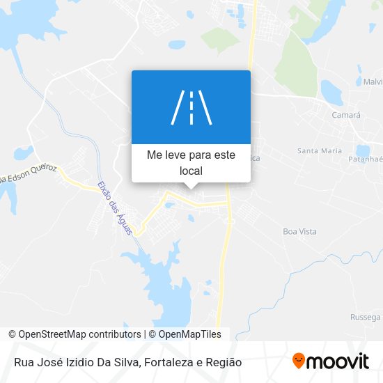 Rua José Izidio Da Silva mapa