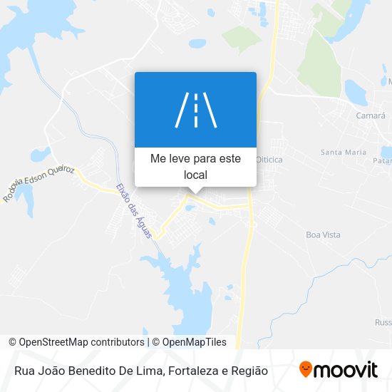 Rua João Benedito De Lima mapa