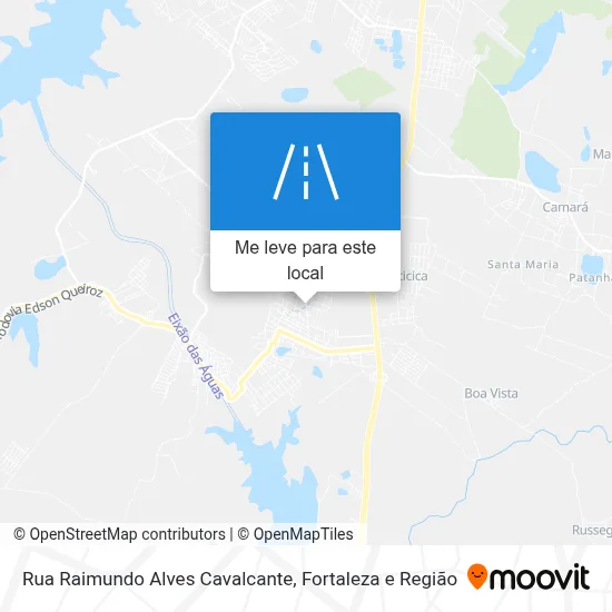 Rua Raimundo Alves Cavalcante mapa