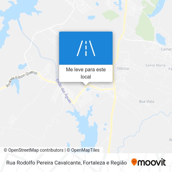 Rua Rodolfo Pereira Cavalcante mapa