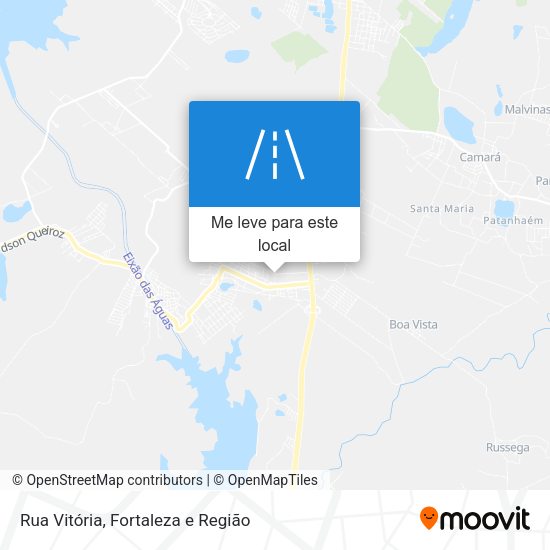 Rua Vitória mapa