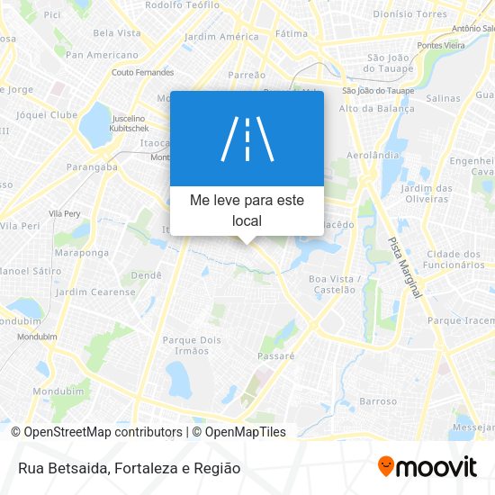 Rua Betsaida mapa