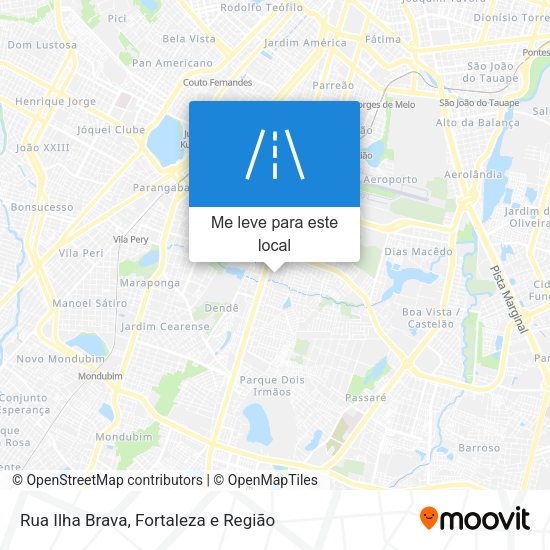 Rua Ilha Brava mapa