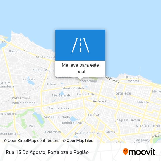 Rua 15 De Agosto mapa