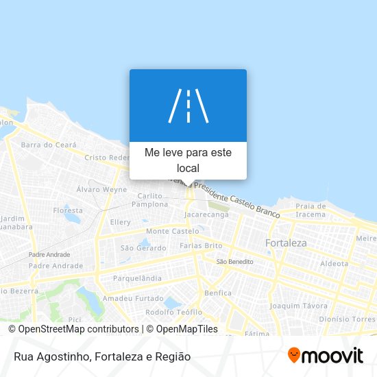 Rua Agostinho mapa