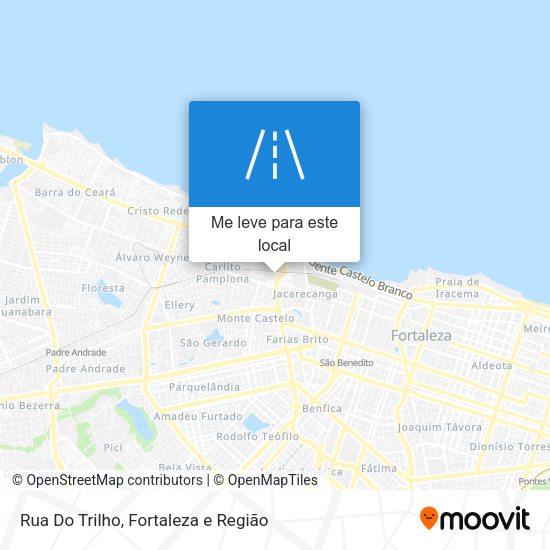 Rua Do Trilho mapa