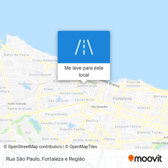 Rua São Paulo mapa