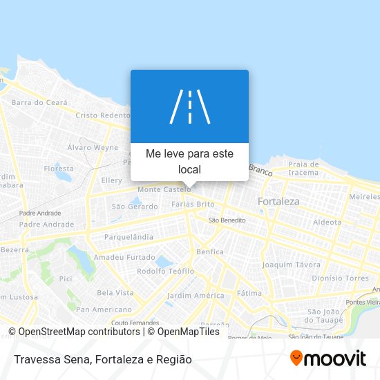 Travessa Sena mapa