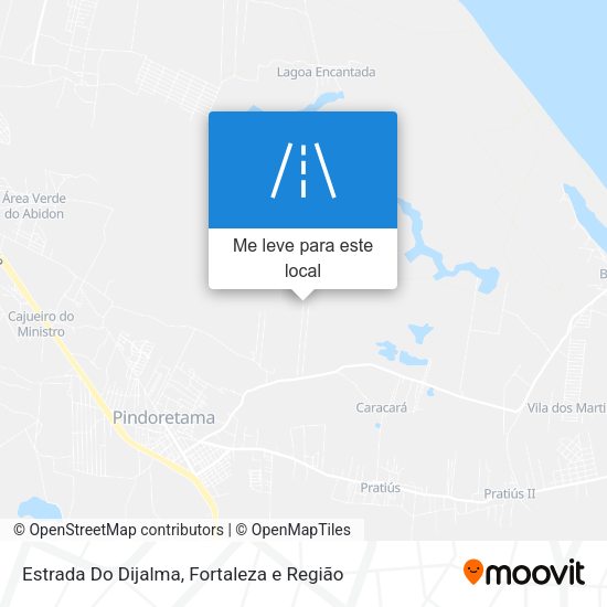 Estrada Do Dijalma mapa