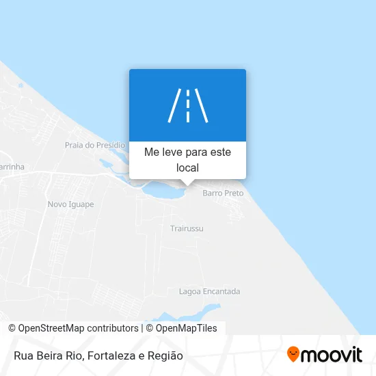 Rua Beira Rio mapa