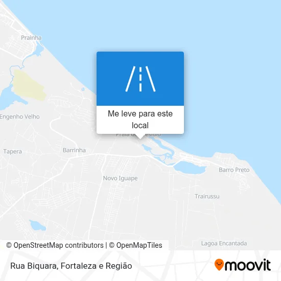 Rua Biquara mapa
