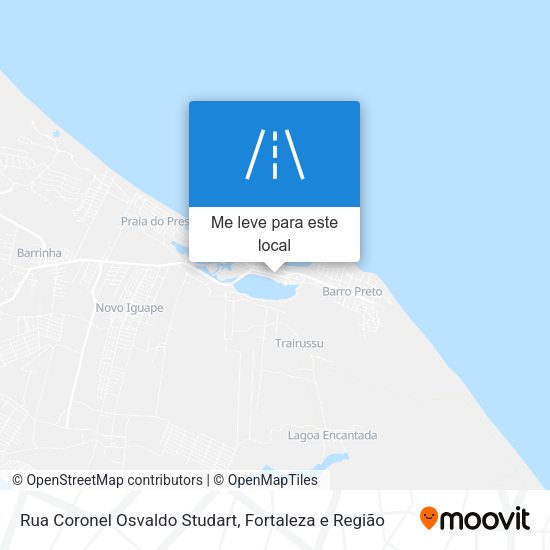 Rua Coronel Osvaldo Studart mapa