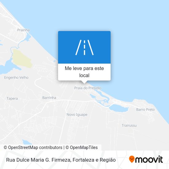 Rua Dulce Maria G. Firmeza mapa