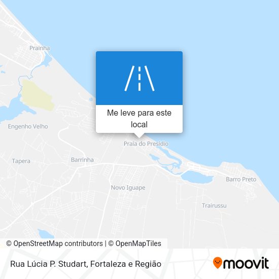 Rua Lúcia P. Studart mapa