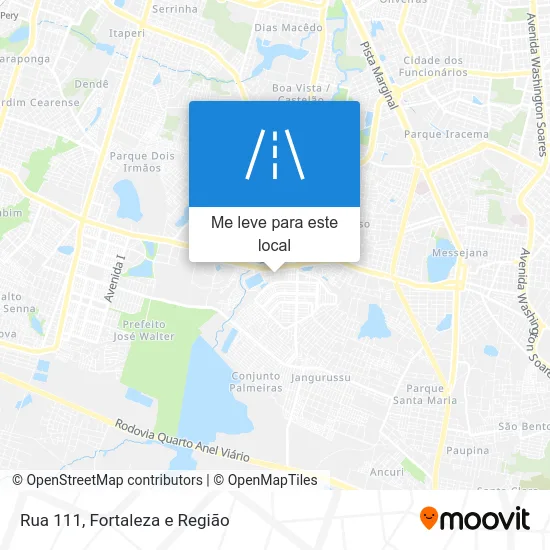 Rua 111 mapa