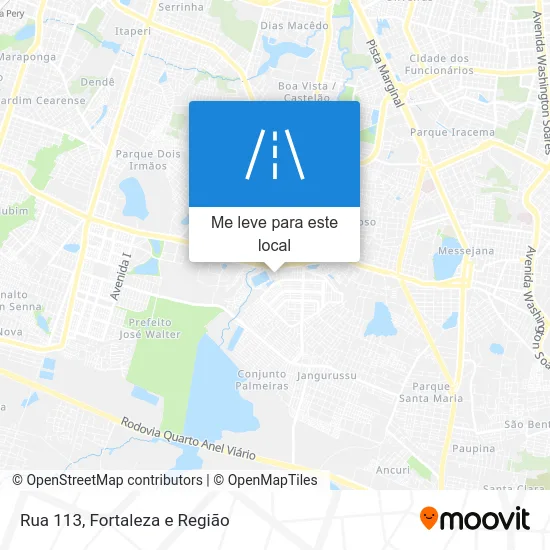 Rua 113 mapa