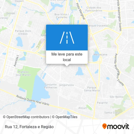 Rua 12 mapa