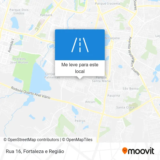 Rua 16 mapa
