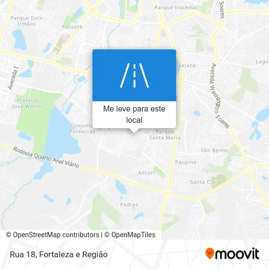 Rua 18 mapa