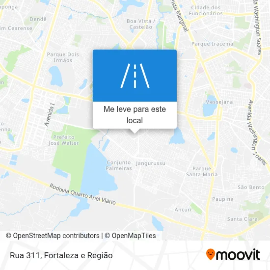 Rua 311 mapa