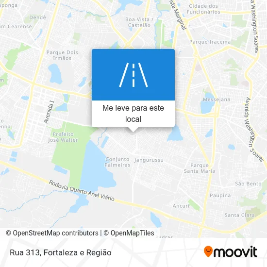 Rua 313 mapa