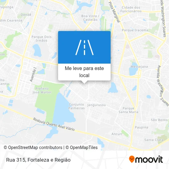 Rua 315 mapa