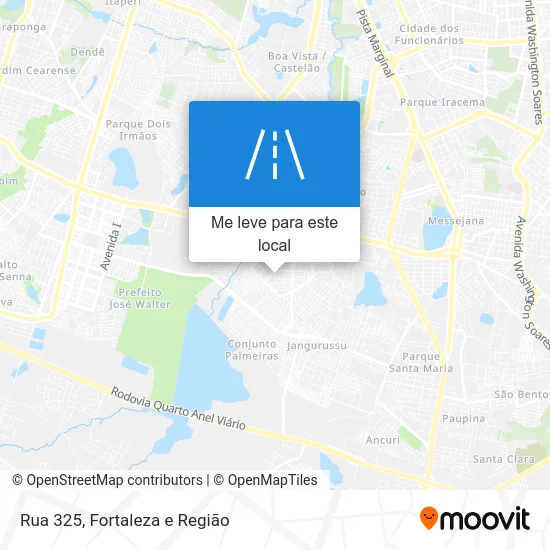 Rua 325 mapa