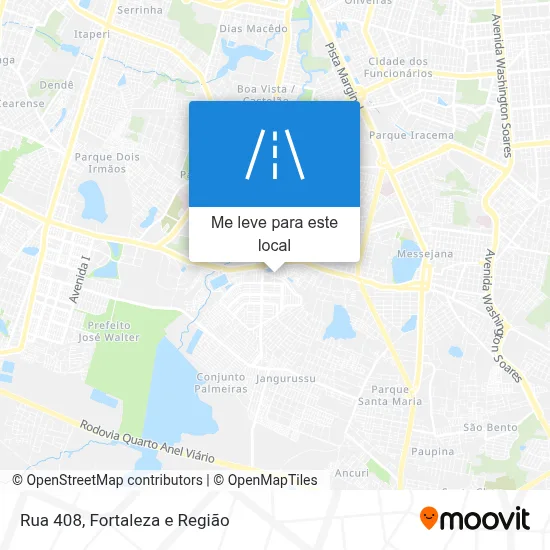 Rua 408 mapa