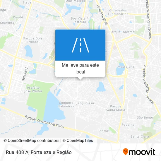 Rua 408 A mapa