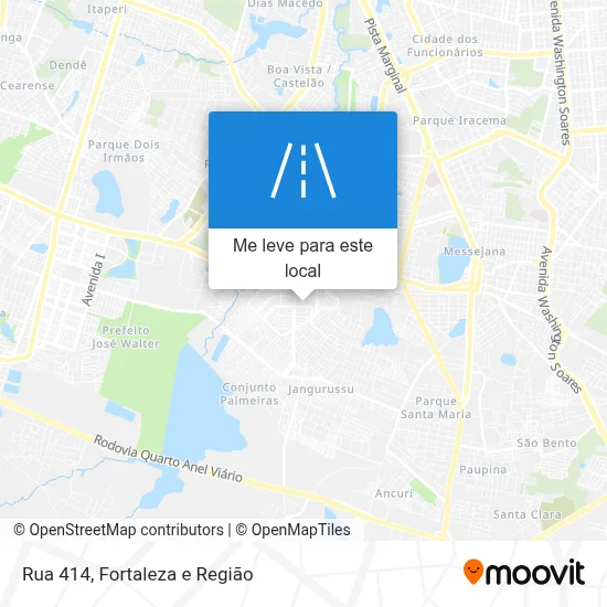 Rua 414 mapa