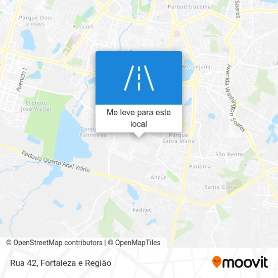 Rua 42 mapa
