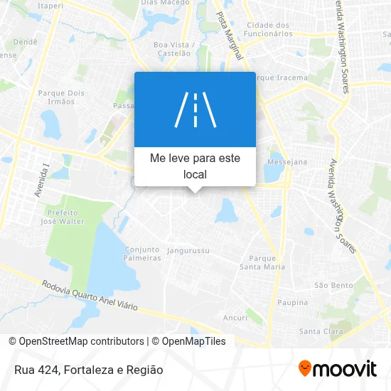 Rua 424 mapa