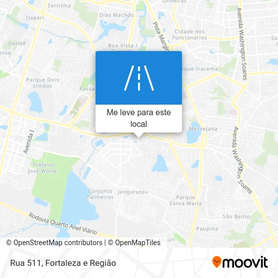 Rua 511 mapa