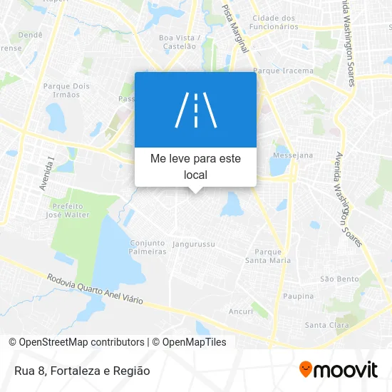 Rua 8 mapa