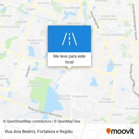 Rua Ana Beatriz mapa