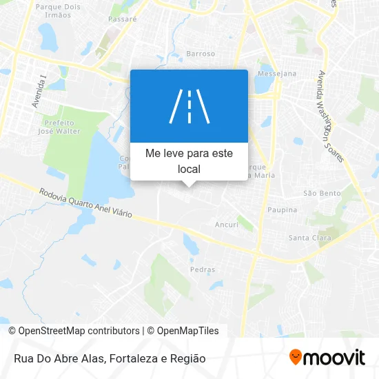 Rua Do Abre Alas mapa
