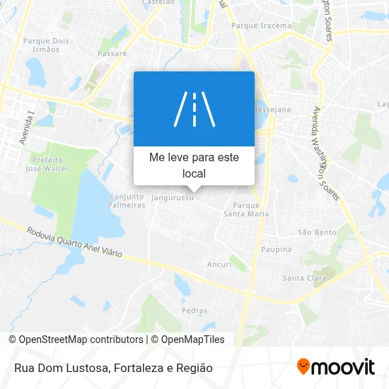 Rua Dom Lustosa mapa