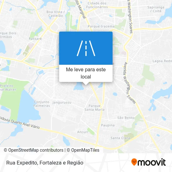 Rua Expedito mapa
