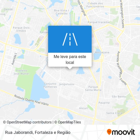 Rua Jaborandi mapa