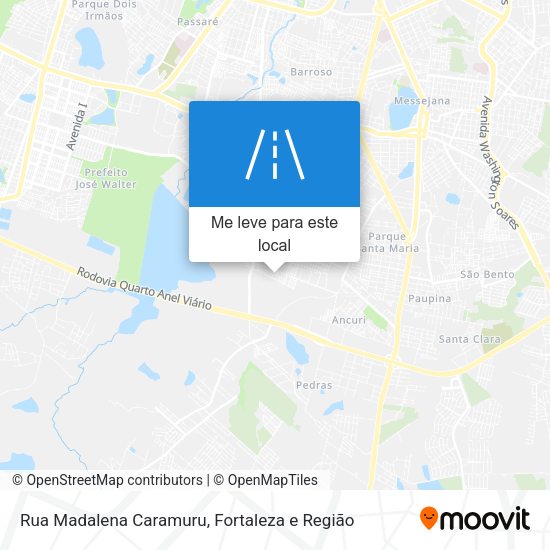 Rua Madalena Caramuru mapa