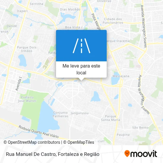 Rua Manuel De Castro mapa