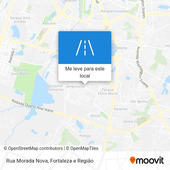 Rua Morada Nova mapa