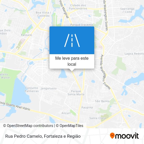 Rua Pedro Camelo mapa