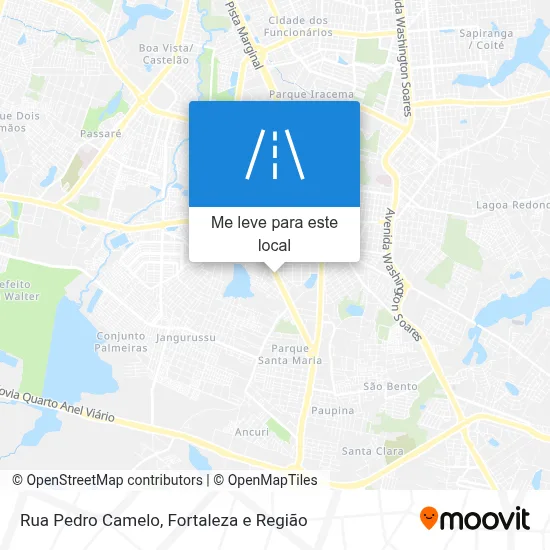 Rua Pedro Camelo mapa